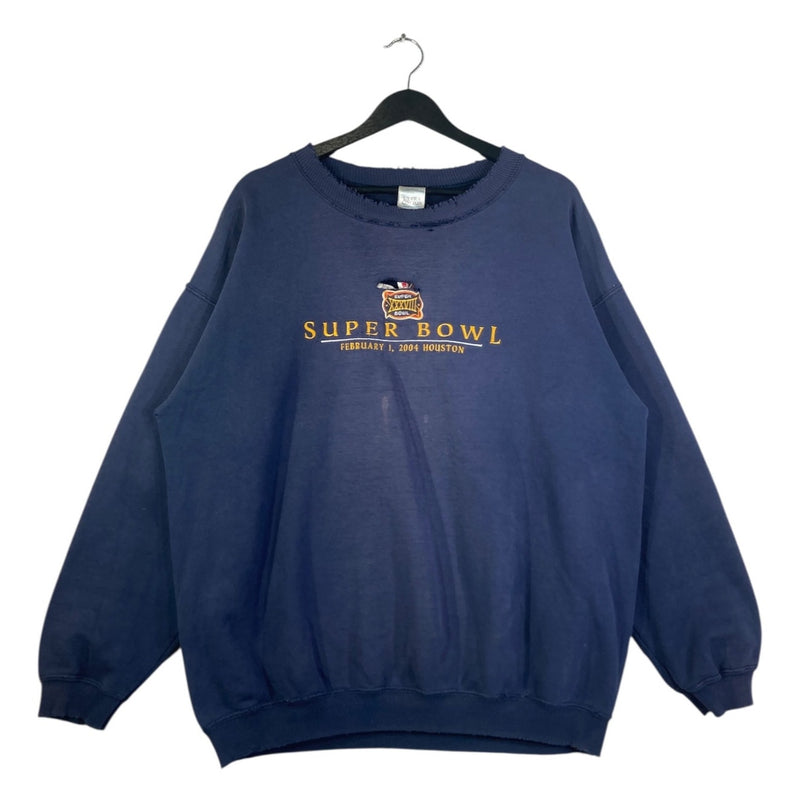 Vintage Super Bowl XXXVIII 2004 Houston NFL Crewneck