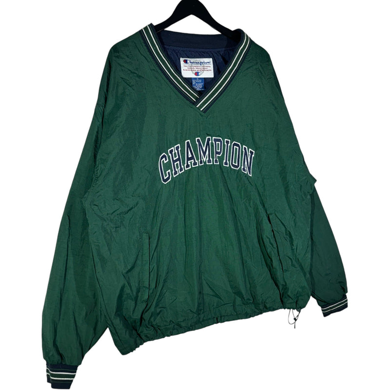 Vintage Champion Logo Pullover Windbreaker