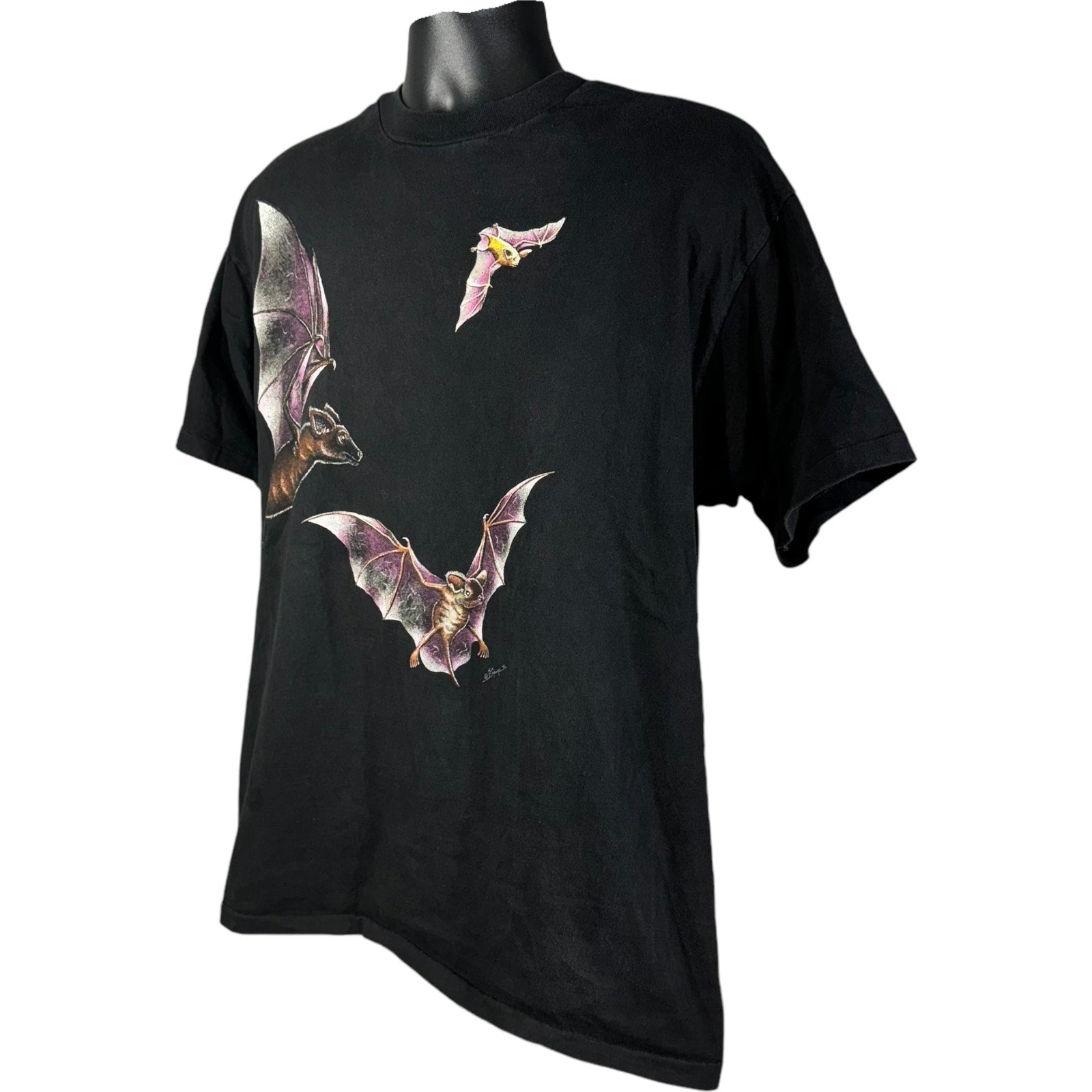 Vintage Flying Bats Nature Tee 90s