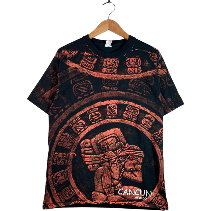 Vintage Cancun Mexico Mayan Calendar Tribal T-Shirt