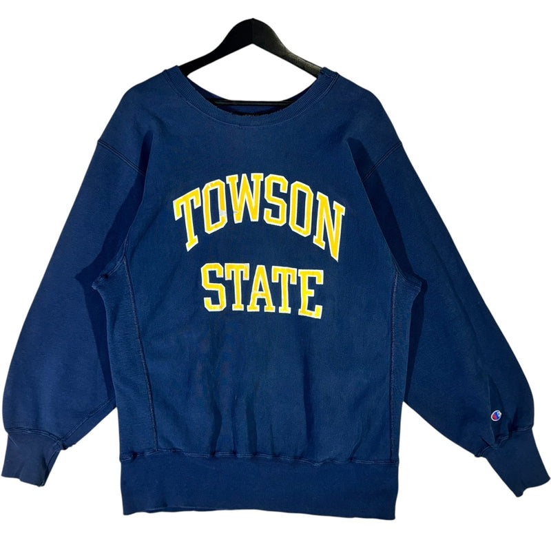 Vintage Towson State University Reverse Weave Crewneck