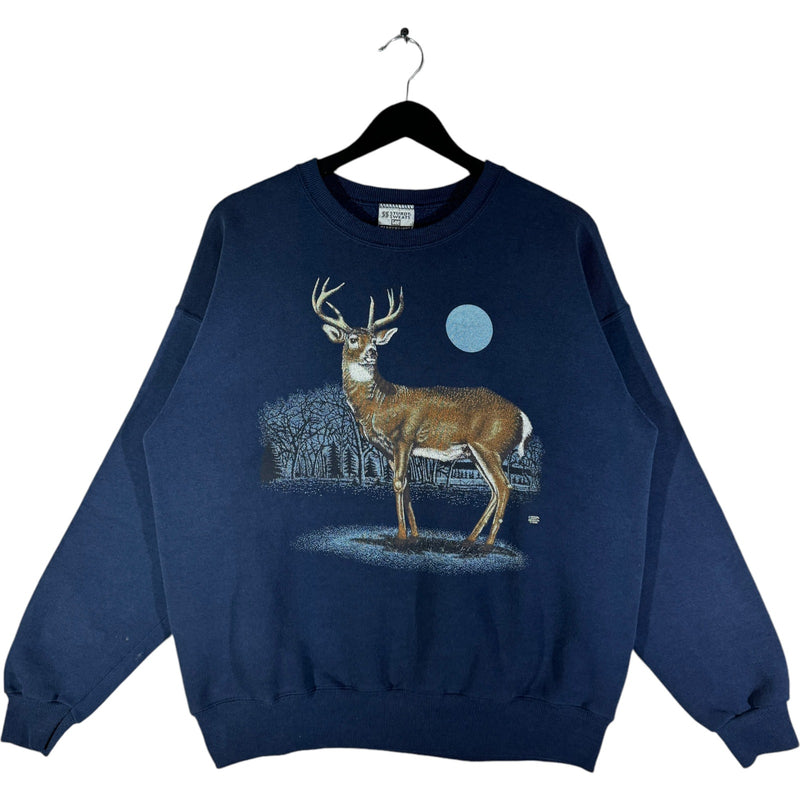 Vintage Deer Buck Nature Crewneck