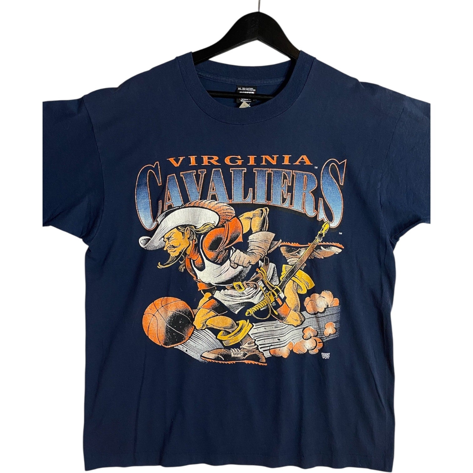 Vintage University of Virginia Cavaliers Mascot T-Shirt