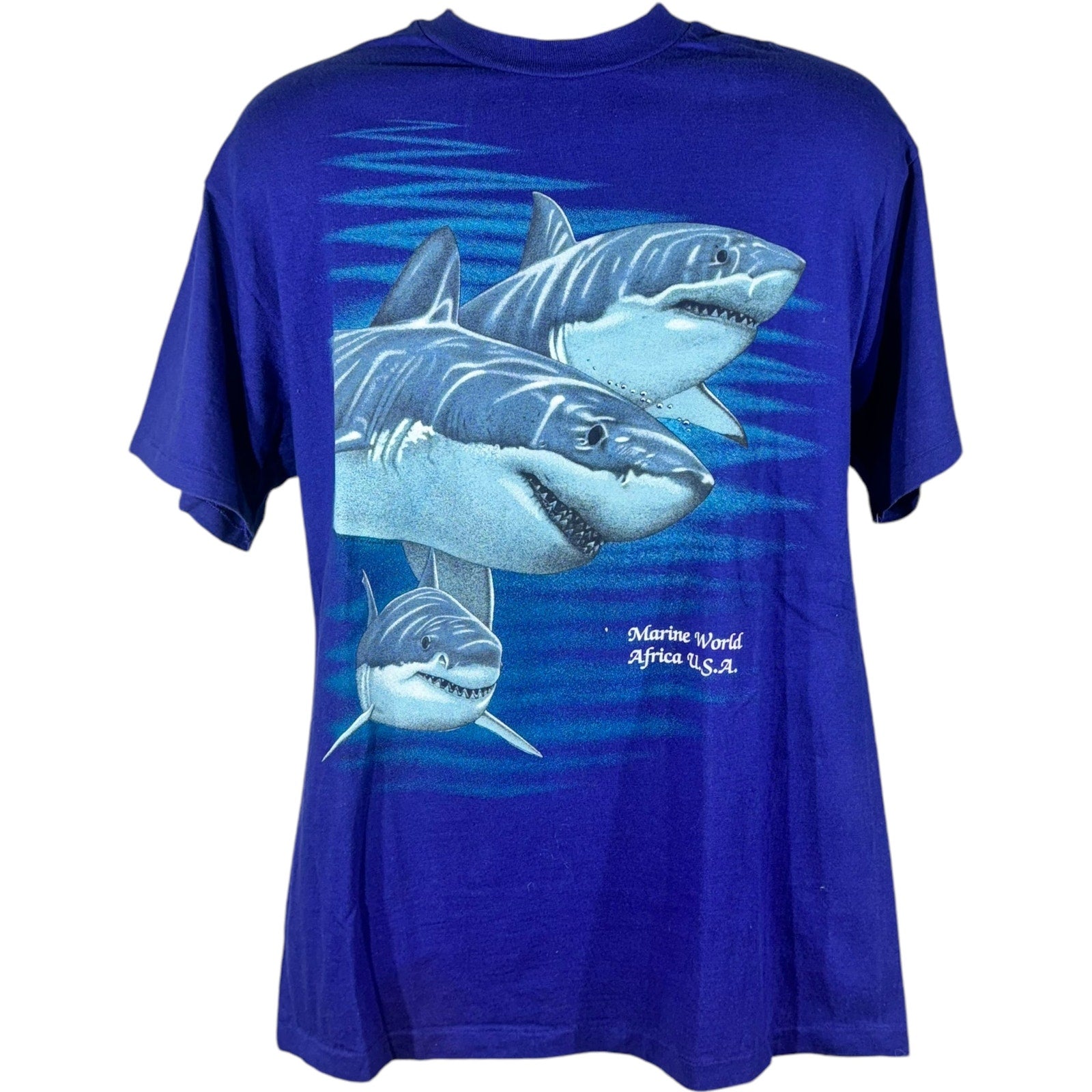 Vintage Great White Shark Marine World Tee