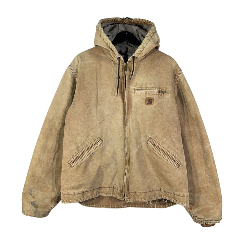 Vintage Carhartt Insulated Full Zip Hooded Workwear Jacket