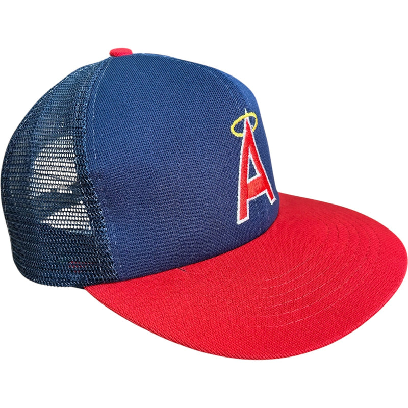 Vintage NWT California Angels Logo MLB Snapback Trucker Hat