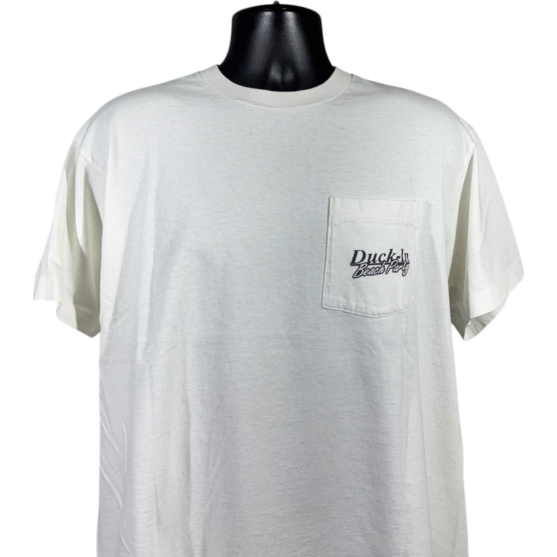 Vintage Virginia Beach Party Pocket Tee