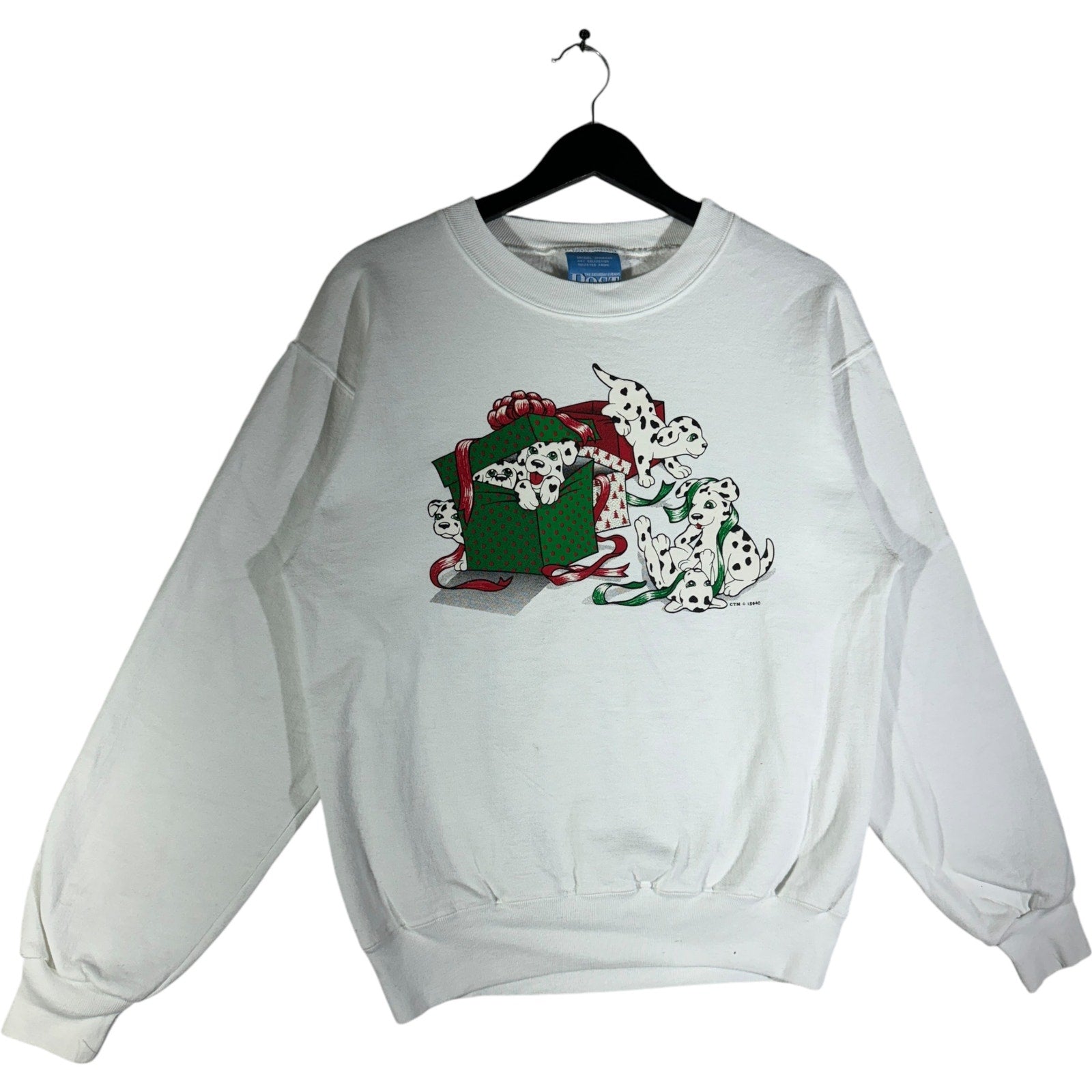 Vintage Christmas Puppies Crewneck