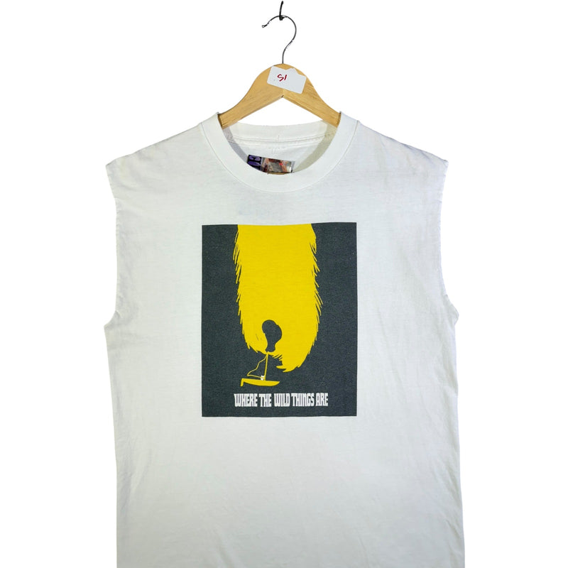 Vintage Graphic Print Muscle Sleeves Tank Top