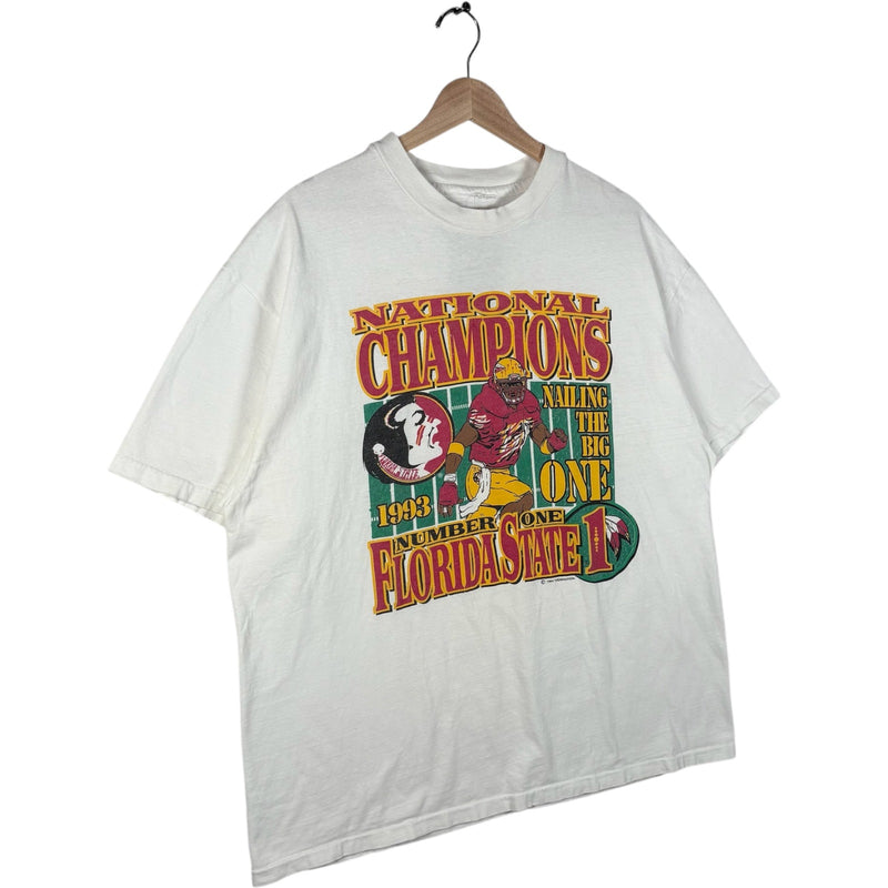 Vintage Florida State Seminoles National Champions Tee Large