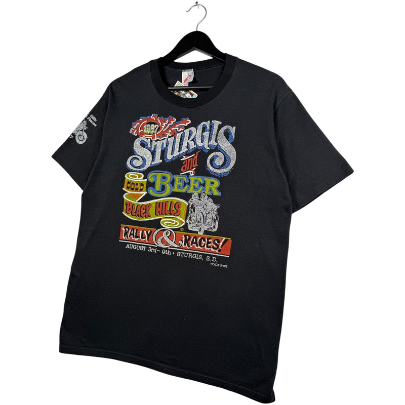 Vintage Sturgis Black Hills Rally & Races T-Shirt 80s