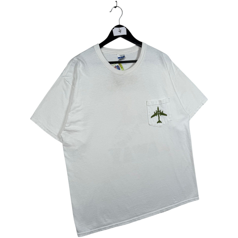 Vintage Military Bombs Away Pocket T-Shirt