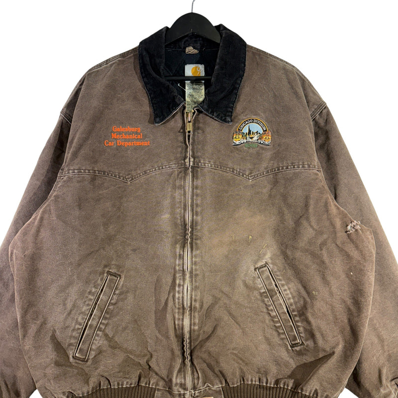 Vintage Carhartt Santa Fe J14 Full Zip Workwear Jacket