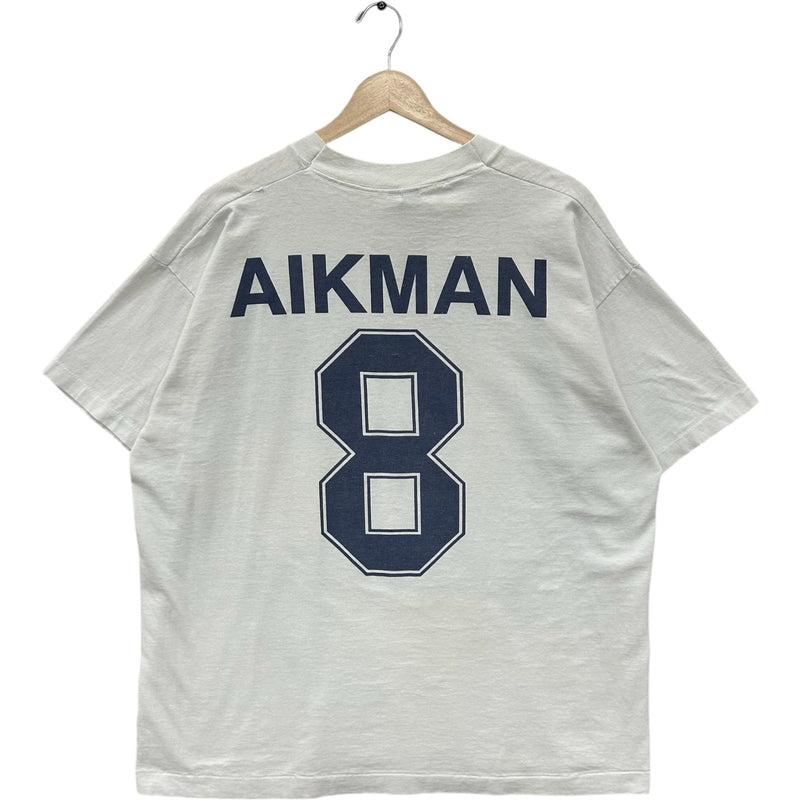 Vintage Dallas Cowboys Troy Aikman #8 Spellout NFL Tee