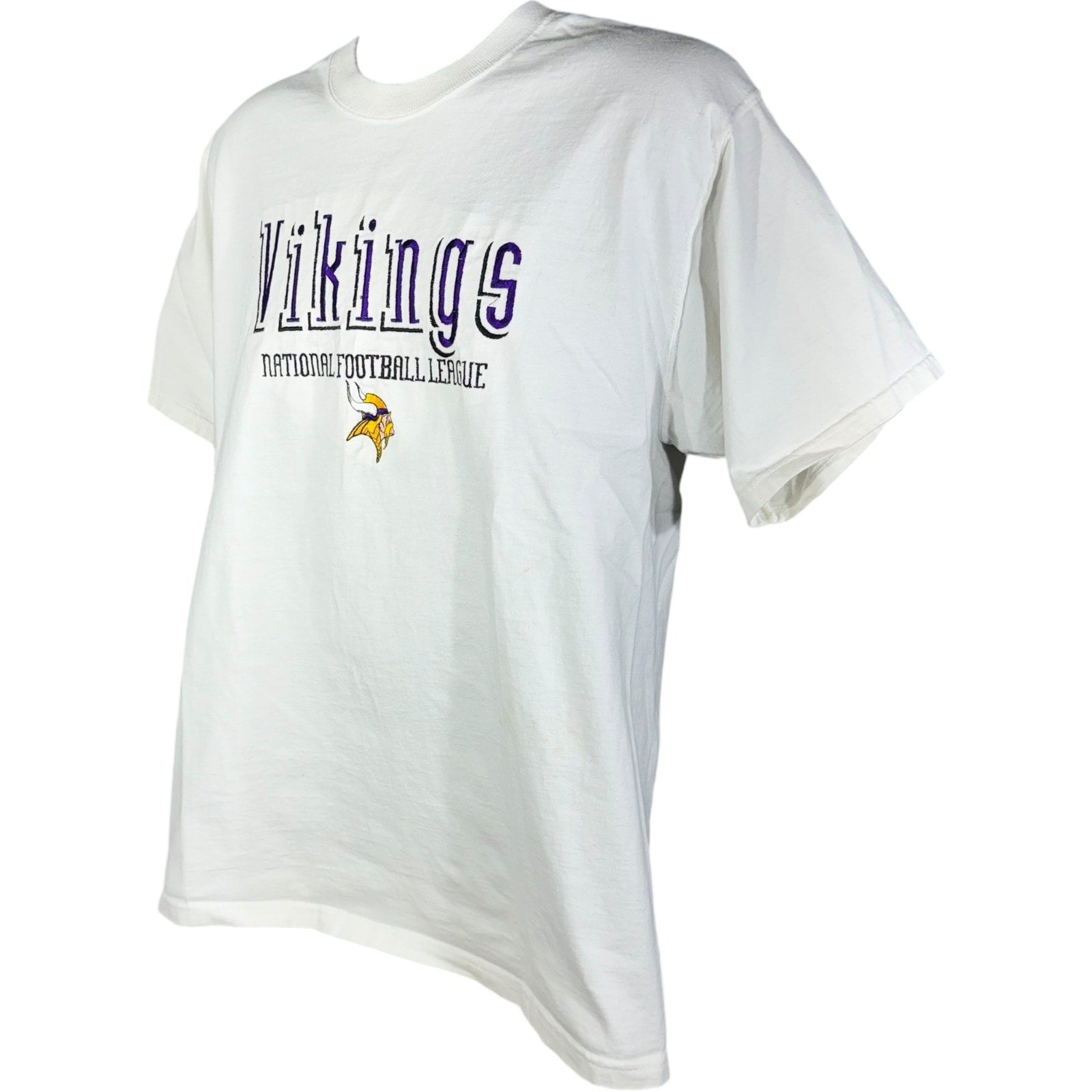 Vintage Pro Player Minnesota Vikings NFL Spellout Tee 90s