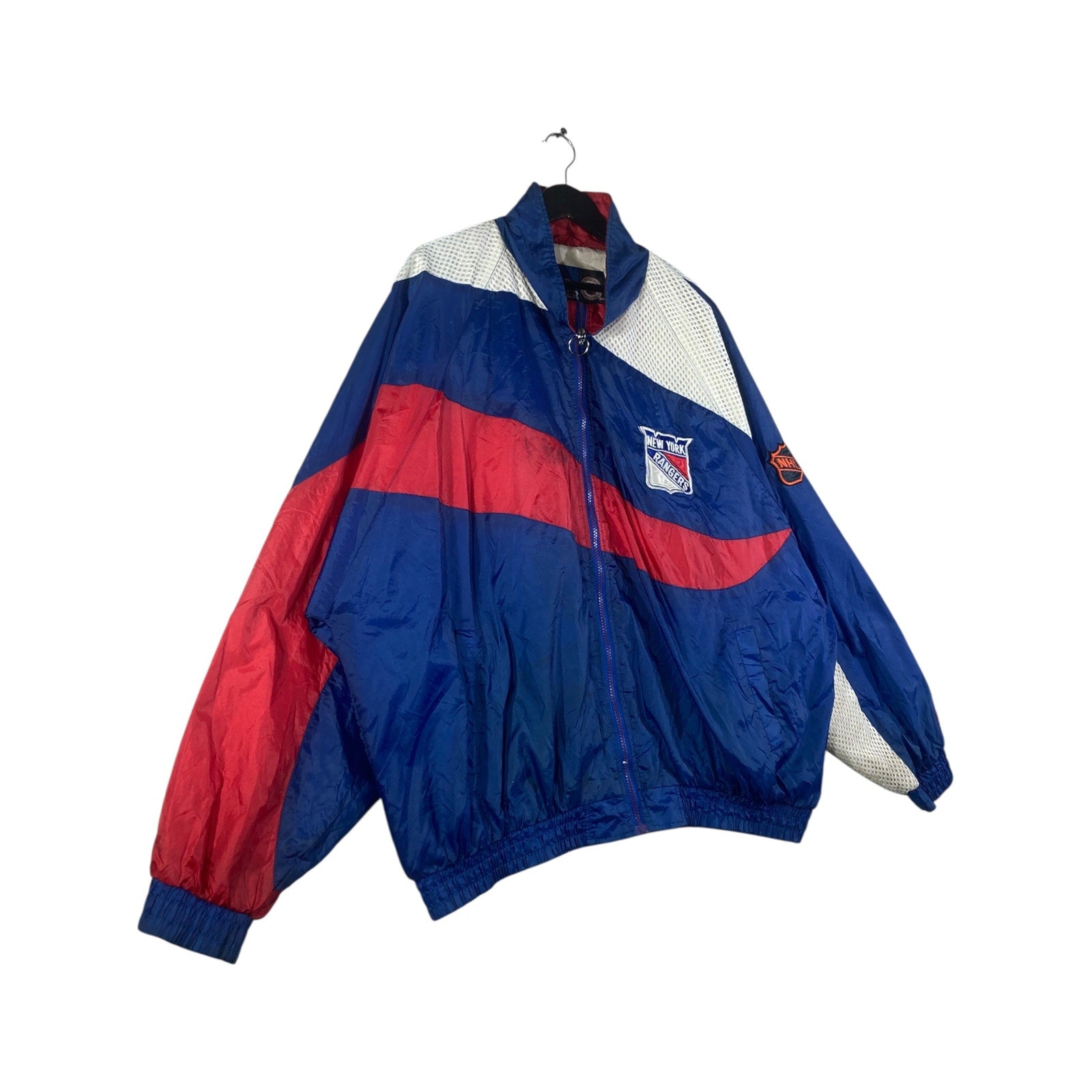 Vintage New York Rangers NHL Full Zip Windbreaker