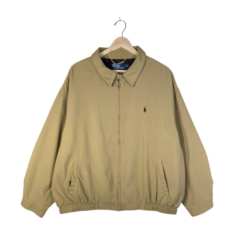 Vintage Polo Ralph Lauren Pony Logo Full Zip Harrington Jacket
