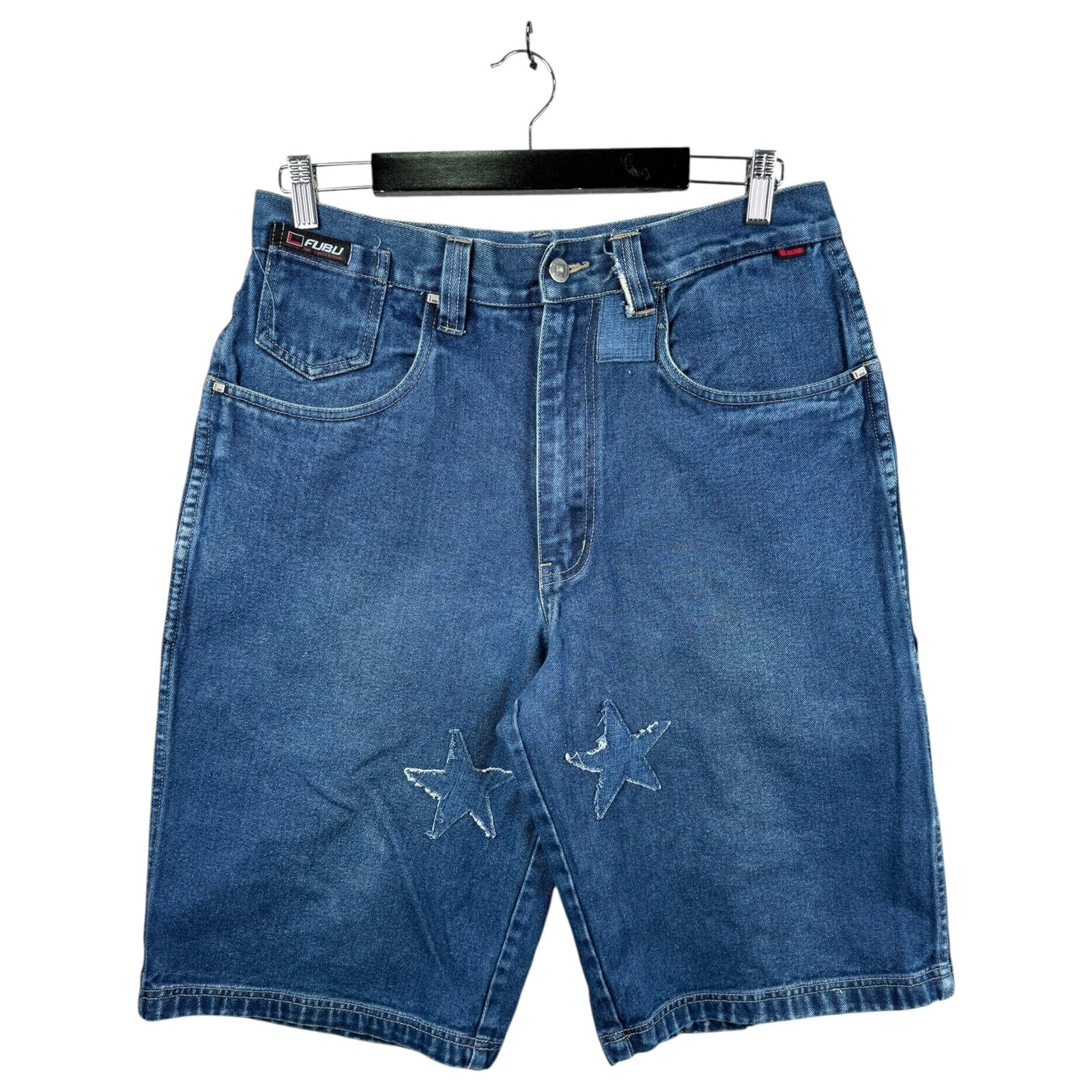 Vintage Fubu Carpenter Denim Jean Shorts 34