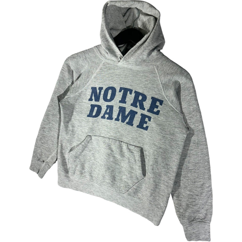 Vintage Champion Notre Dame Spellout Hoodie 80s