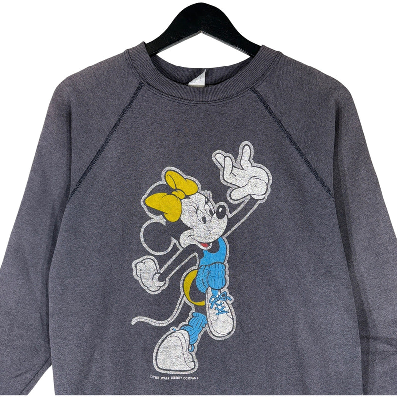 Vintage Disney Minnie Mouse Raglan Crewneck 80s