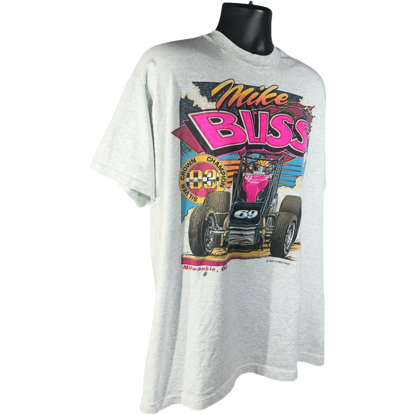 Vintage Mike Buss Del McClure Racing Tee