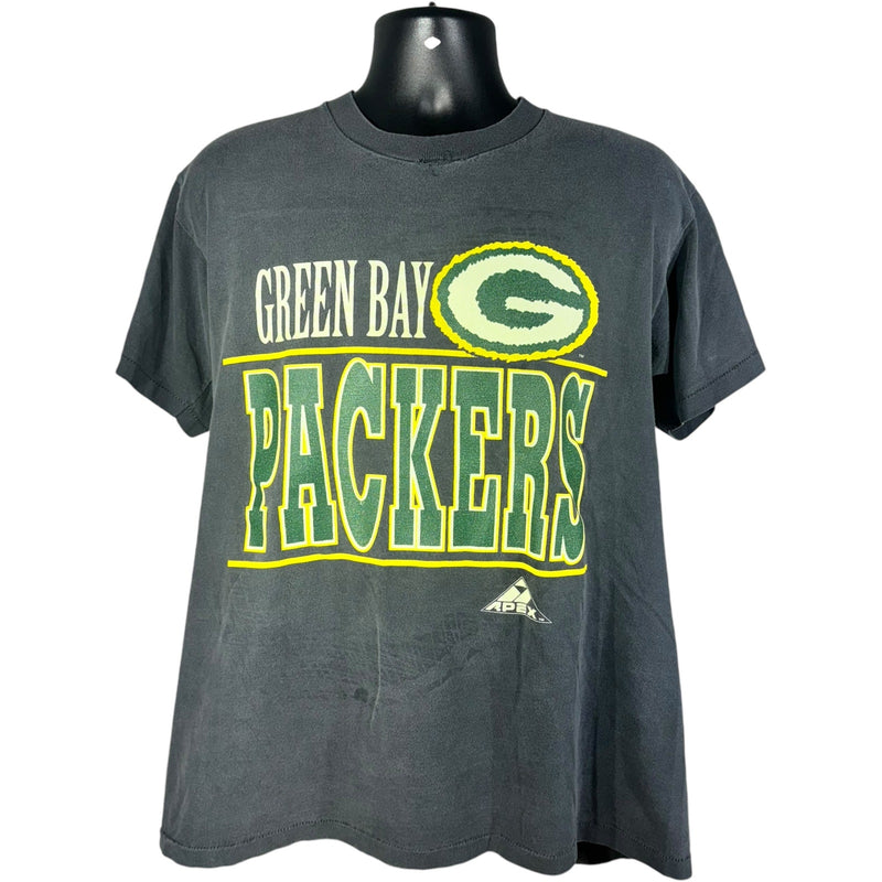 Vintage Apex Green Bay Packers Spellout NFL Tee