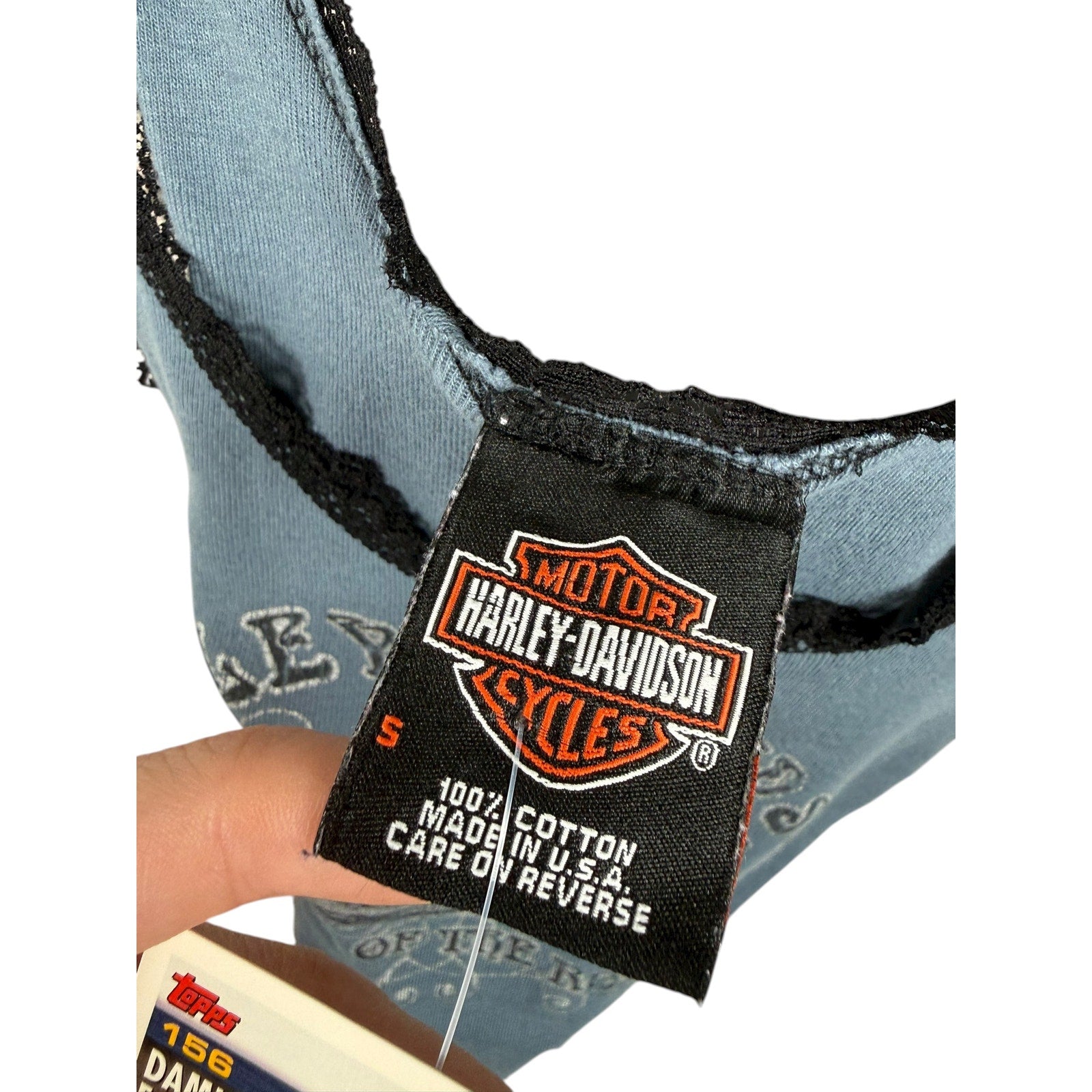 Vintage Harley Davidson Queen of the Road Lace Trim Women's Tank Top