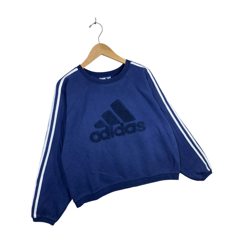 Vintage Adidas Trefoil 3-Stripes Crewneck