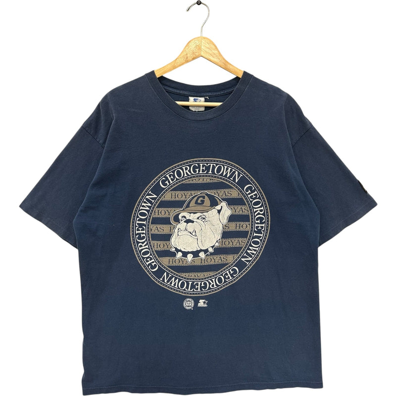 Vintage Starter Georgetown University Hoyas School Mascot Tee