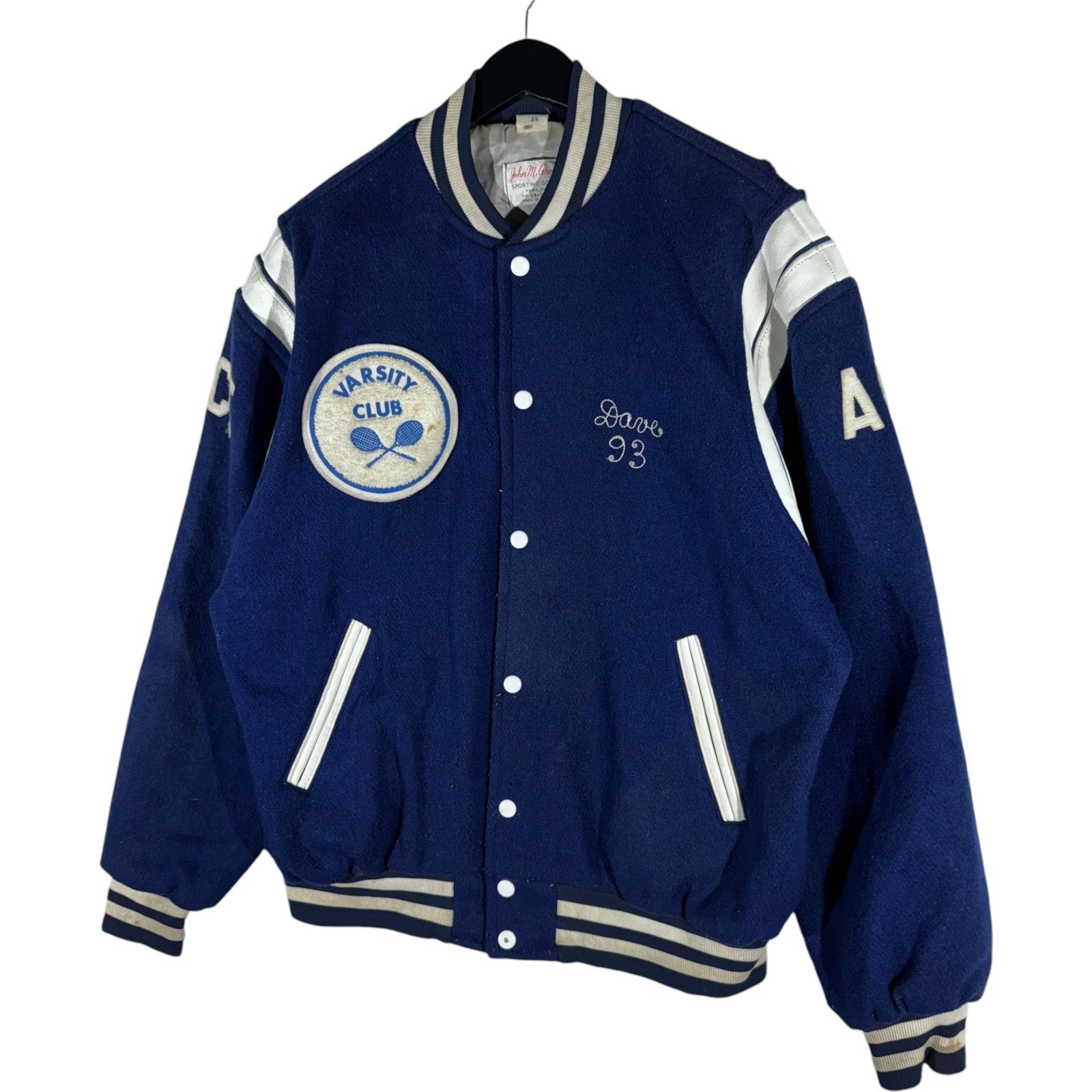 Vintage Wildcats Varsity Tennis Club Varsity Jacket