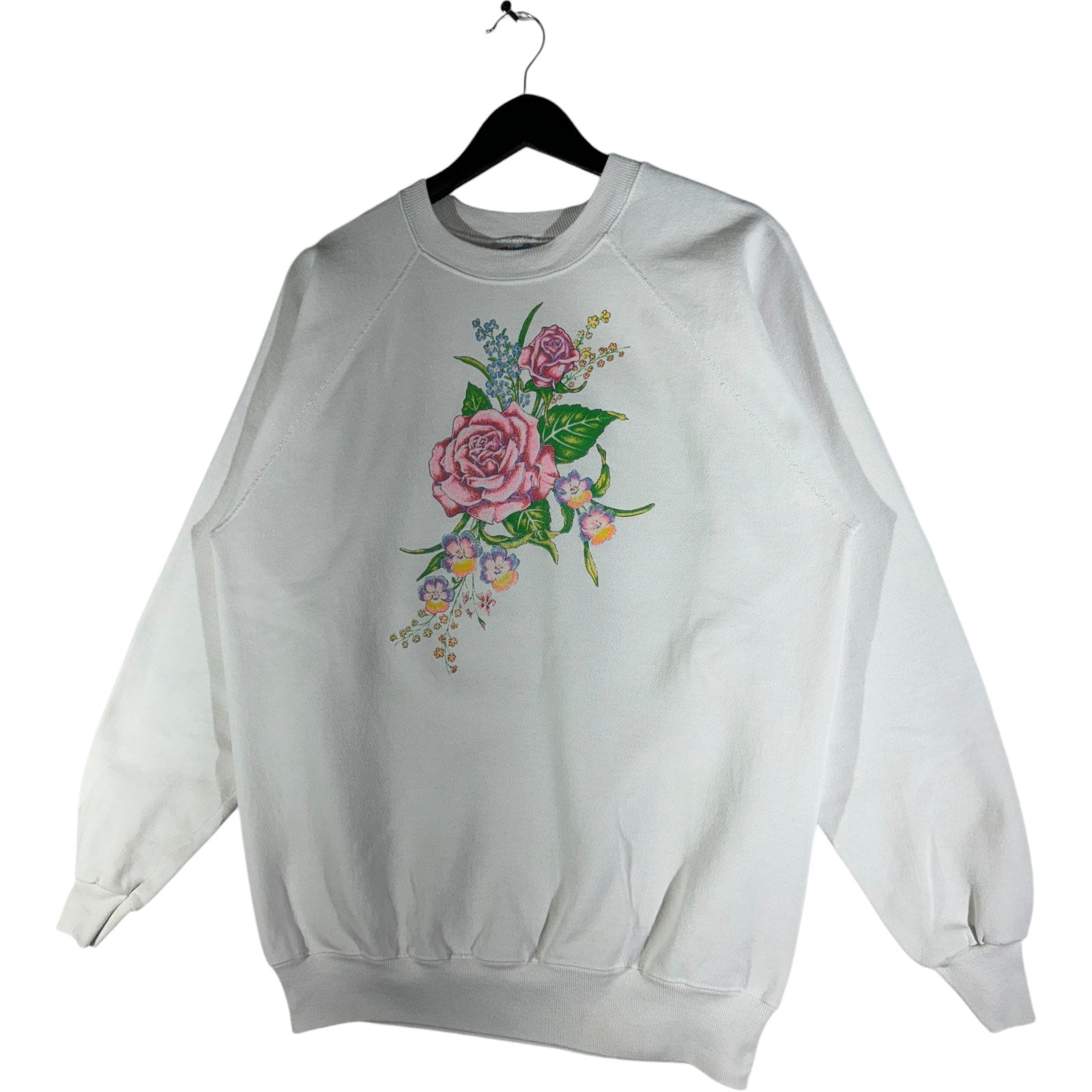 Vintage Flowers Nature Crewneck