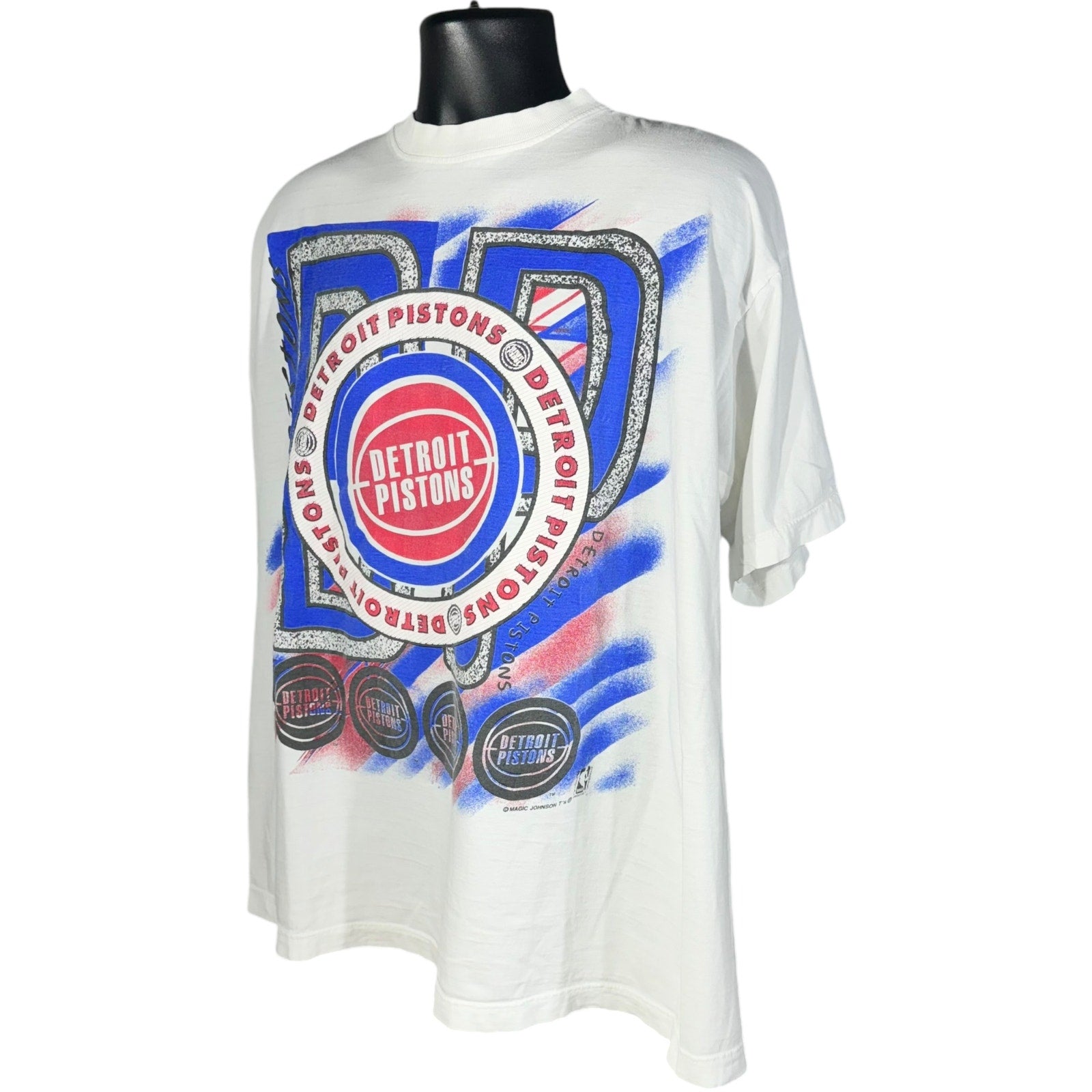 Vintage Magic Johnson T's Detroit Pistons NBA Tee