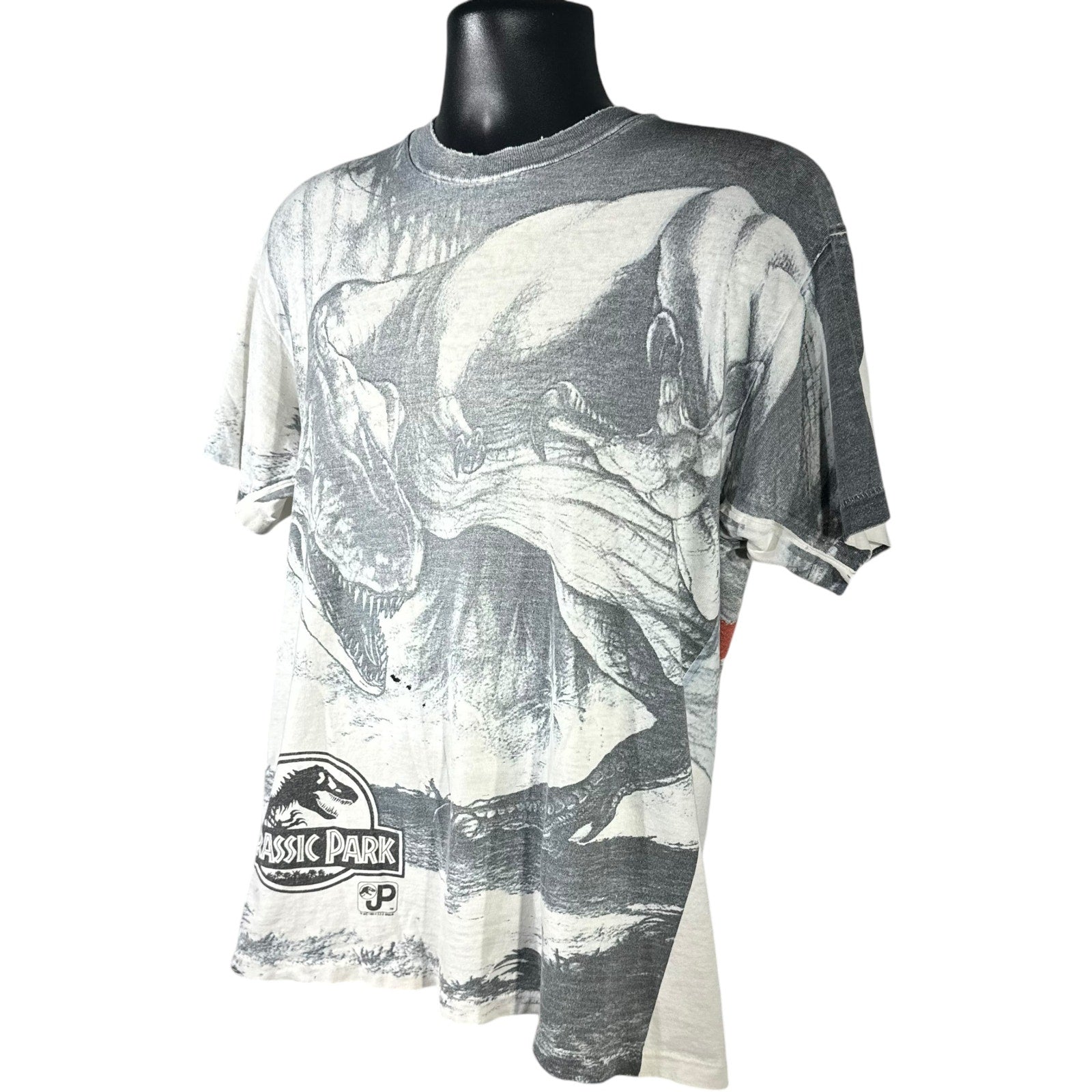 Vintage Jurassic Park AOP Dinosaur Tee