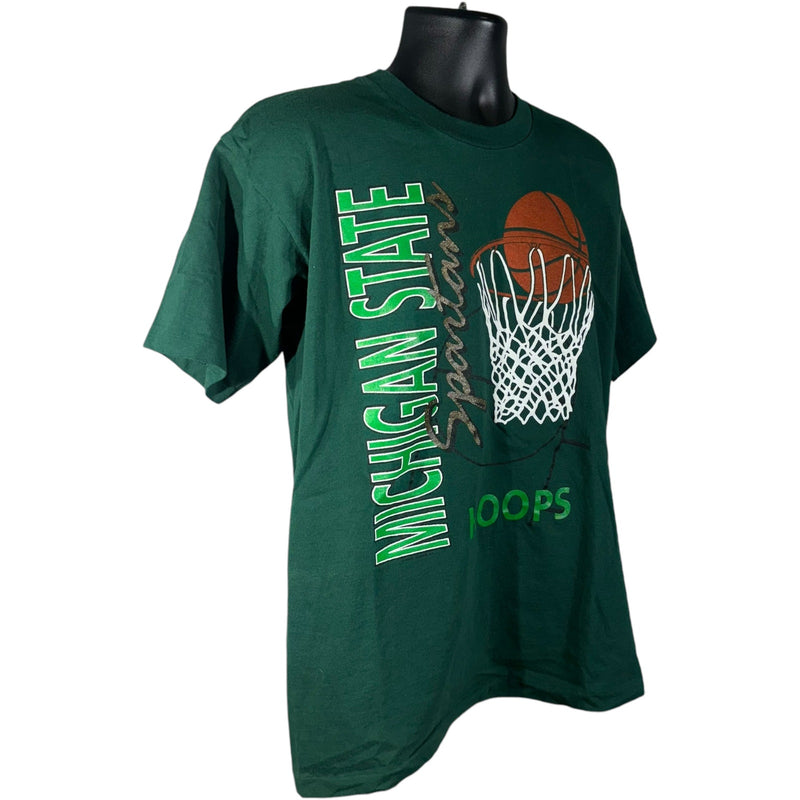 Vintage Michigan State University Spartans Basketball Tee