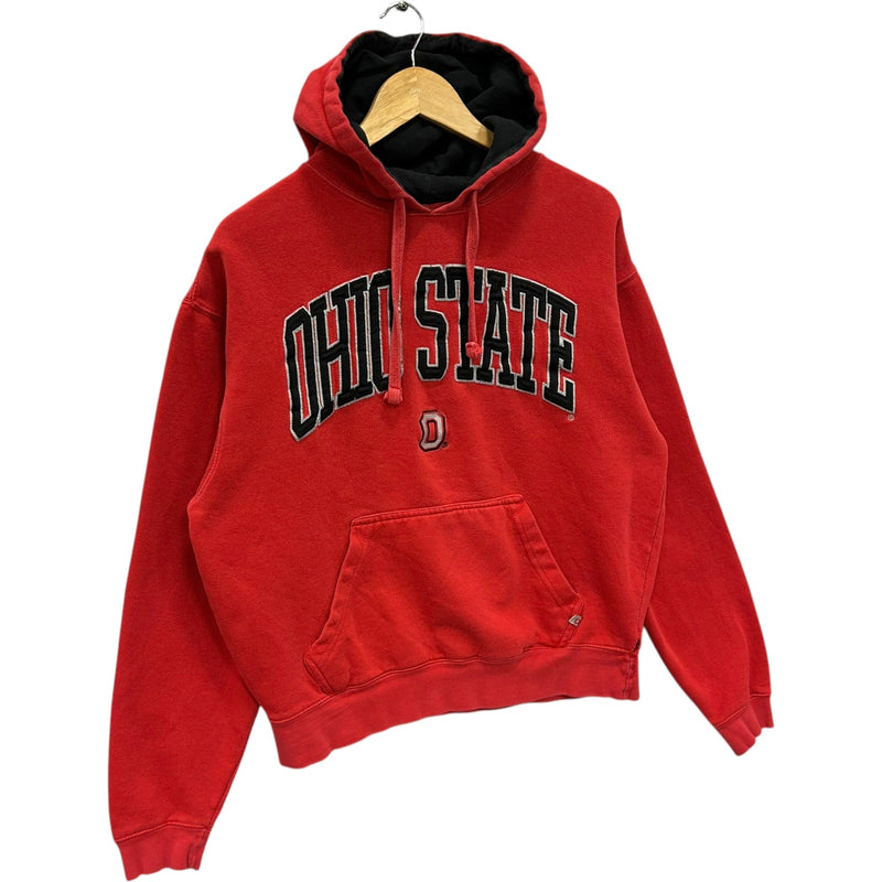 Vintage Ohio State University Patch Spellout Hoodie