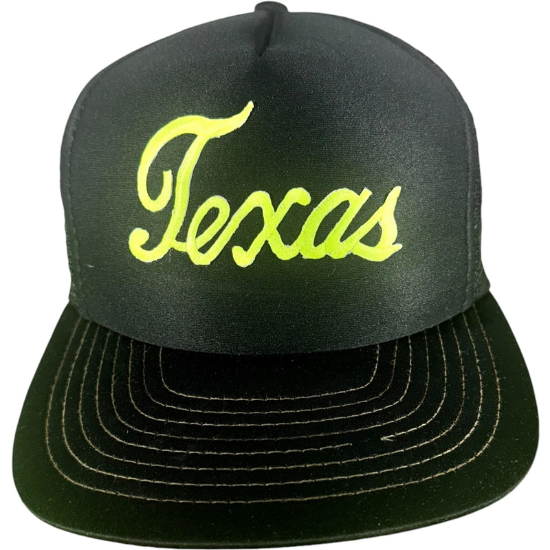 Vintage Texas Spellout Trucker Snapback Hat