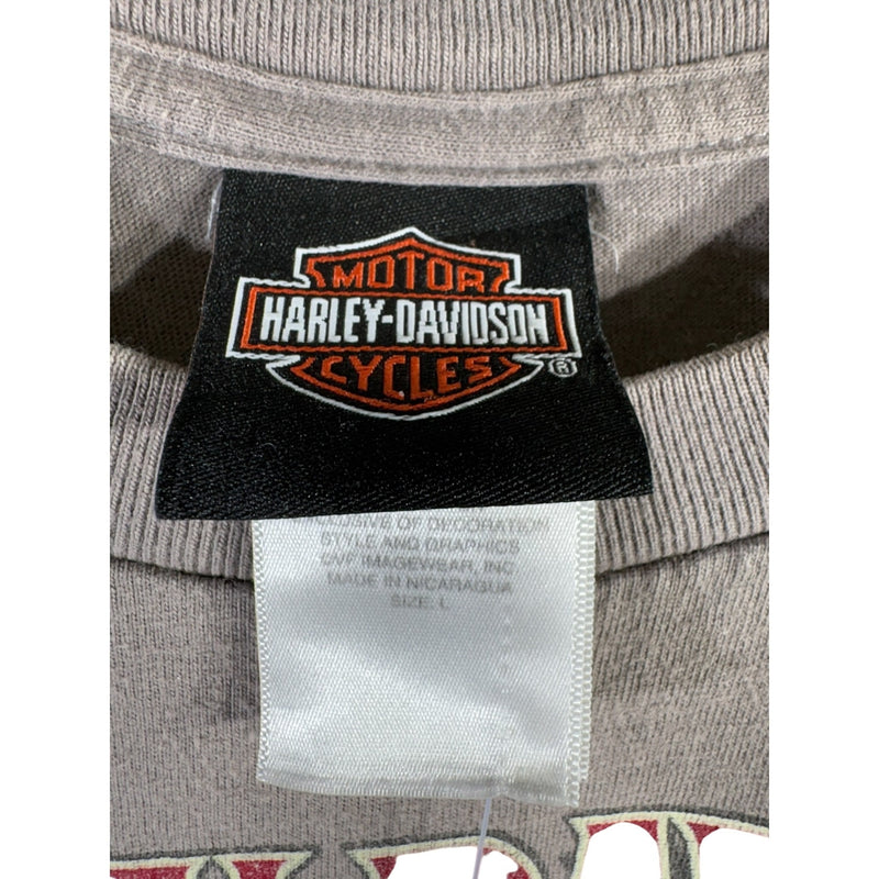 Vintage Harley Davidson Motorcycle Graphic T-Shirt