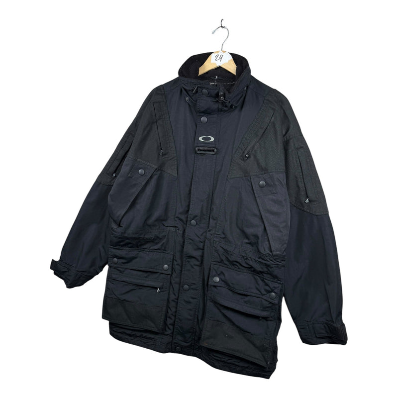 Vintage Oakley Tactical Nylon Cargo Workwear Jacket