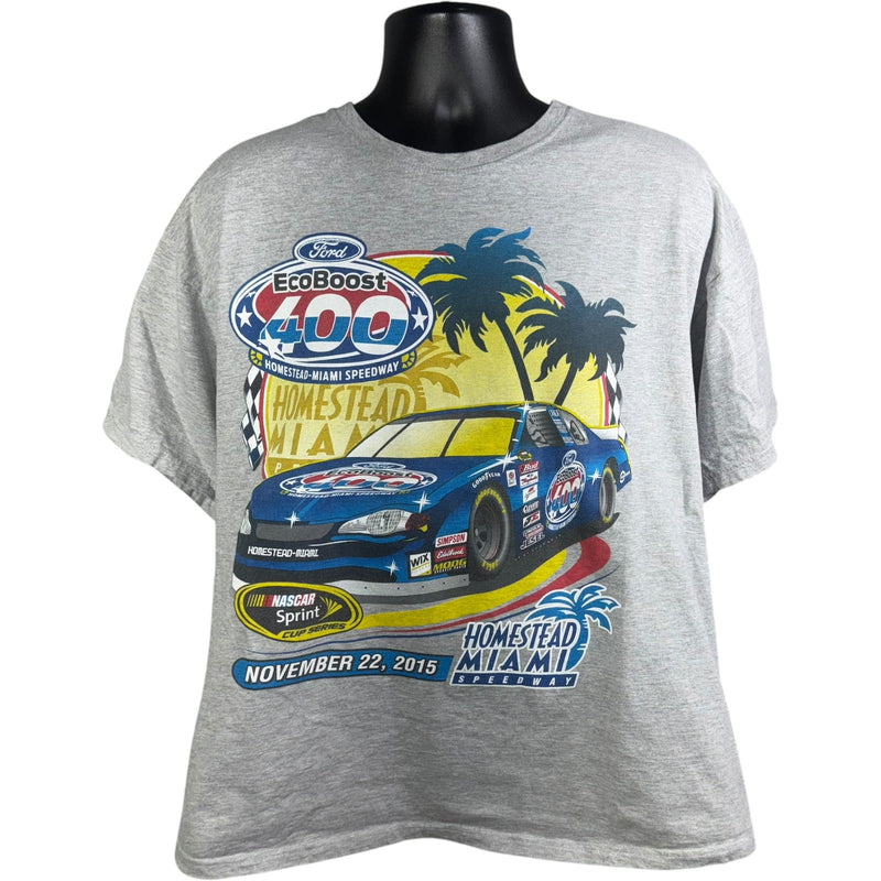 Vintage NASCAR EcoBoost 400 Homestead Miami Racing Tee