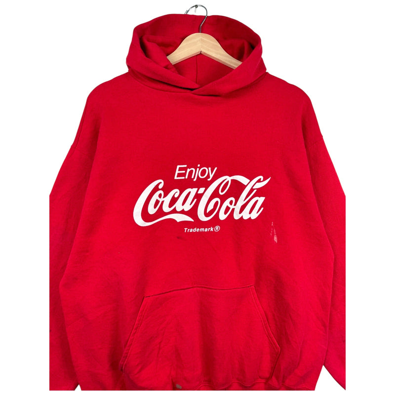 Vintage Coca Cola Graphic Pullover Hoodie
