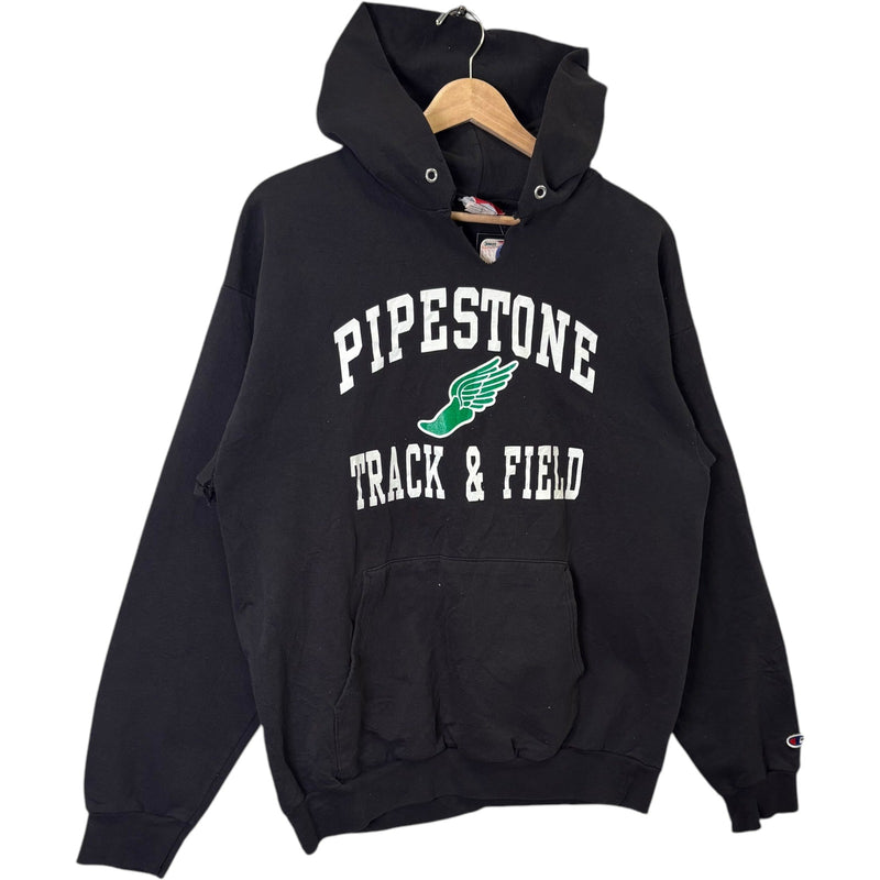 Vintage Champion Pipestone Track & Field Hoodie Large