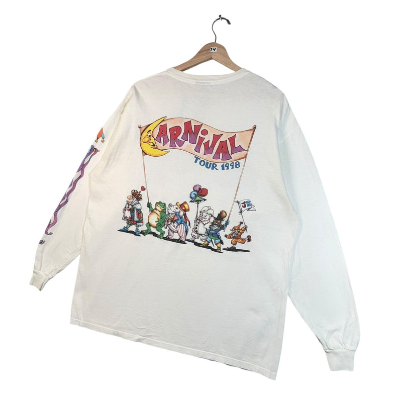 Vintage Dancing Buffalo Carnival Long Sleeve T-Shirt