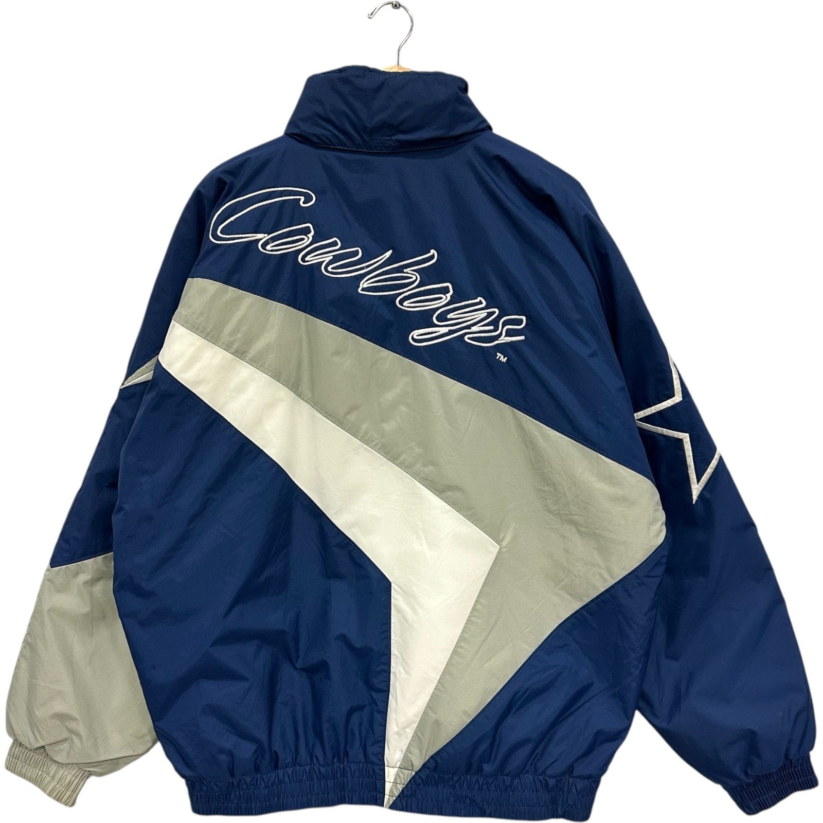 Vintage Dallas Cowboy Spellout NFL Puffer Jacket