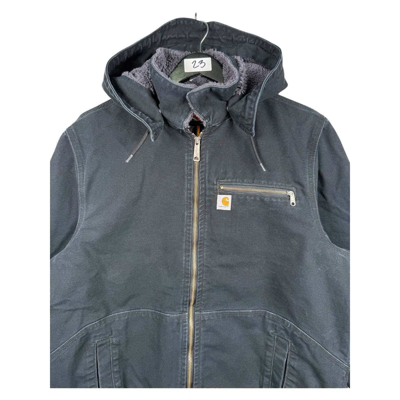 Vintage Carhartt Sherpa-Lined Full Zip Hoodie