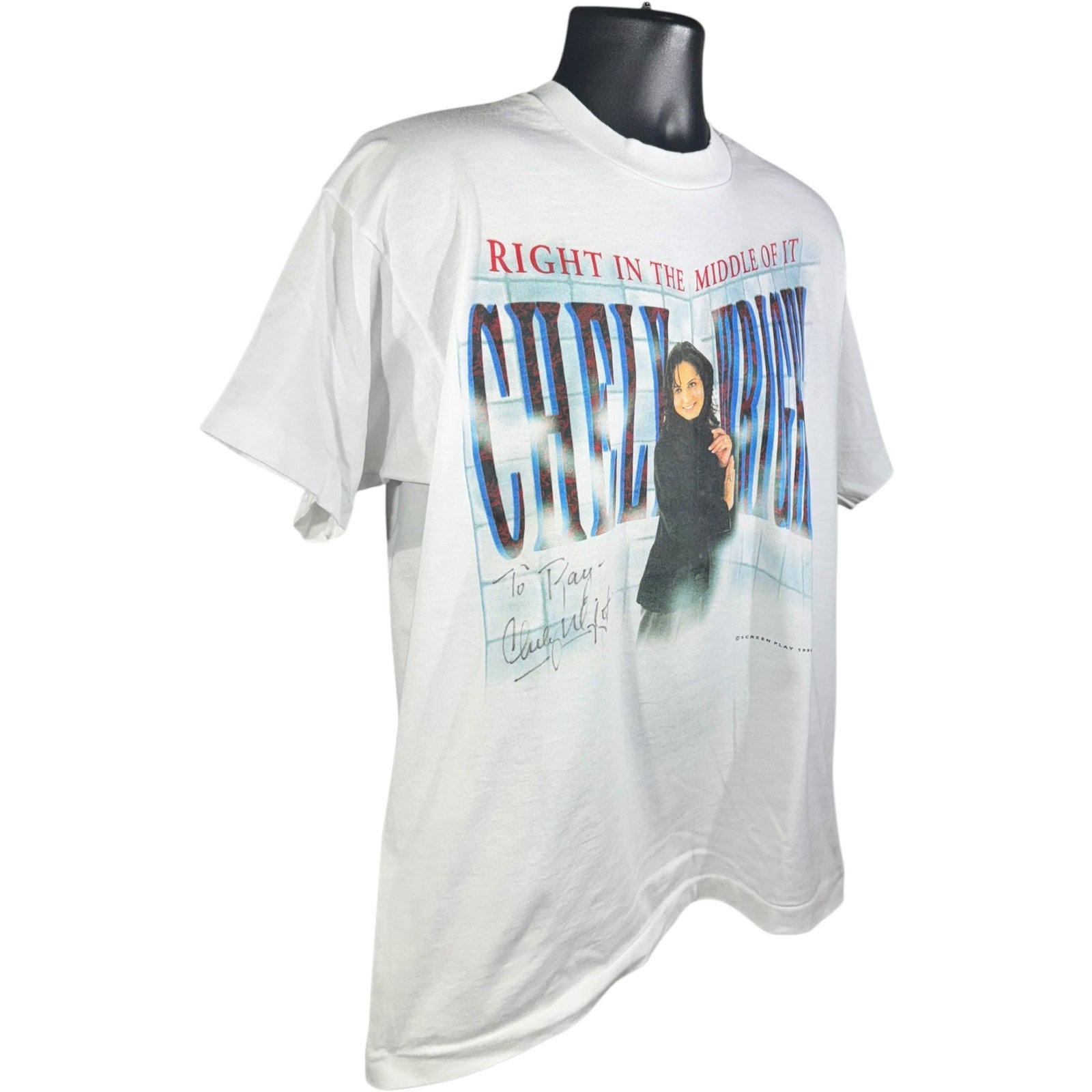 Vintage Chely Wright Autographed Band Tee 90s