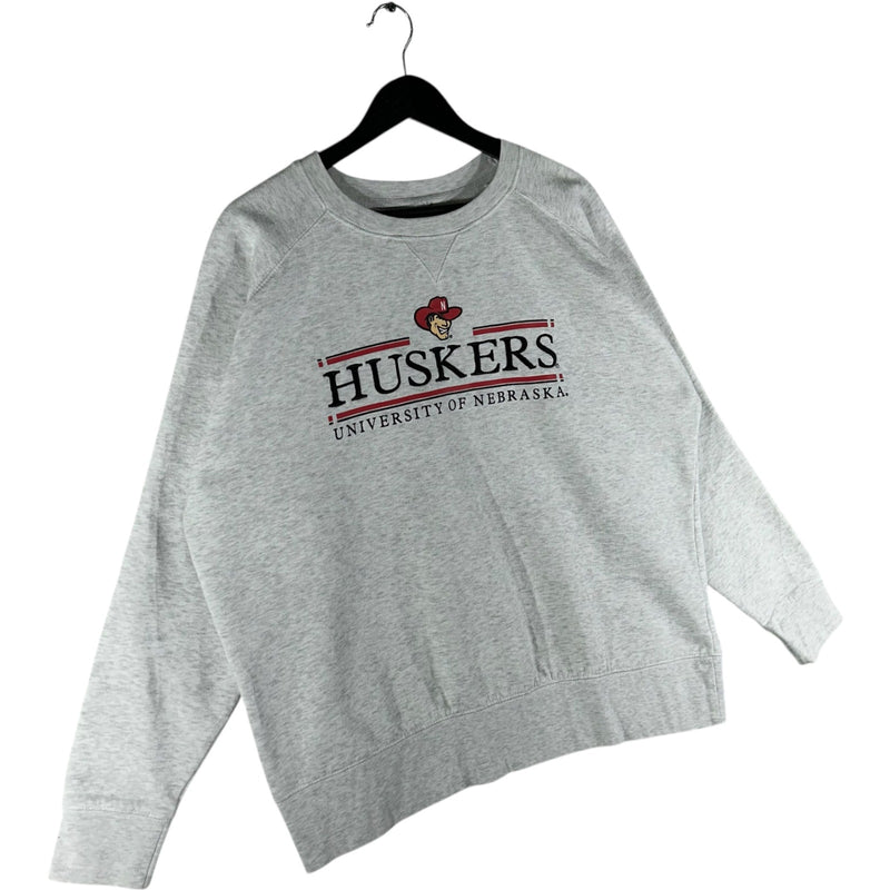 Vintage University Of Nebraska Huskers Spellout Crewneck