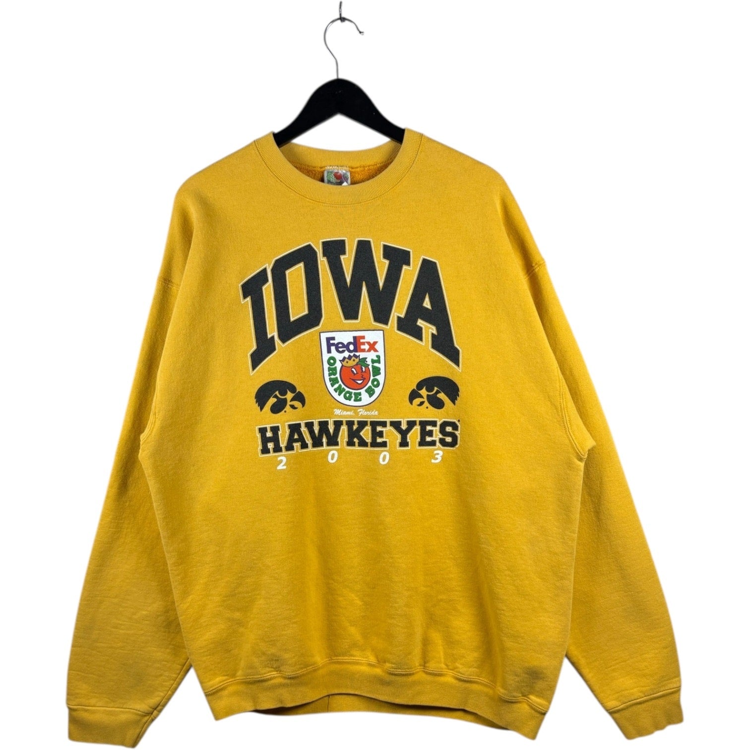Vintage University Of Iowa Hawkeyes Crewneck
