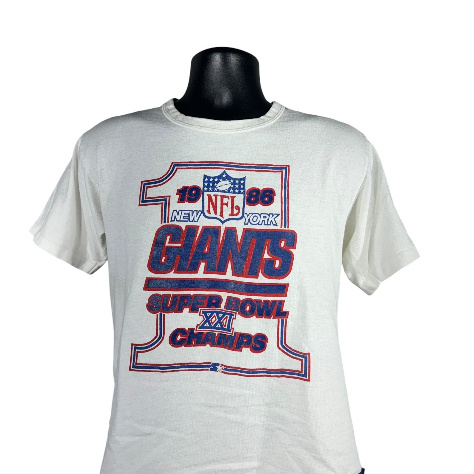 Vintage Starter New York Giants Super Bowl Tee 1986