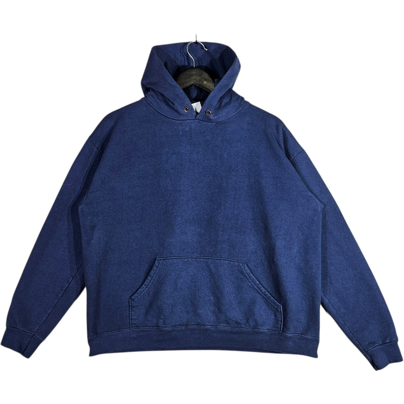Vintage Blue Blank Hoodie