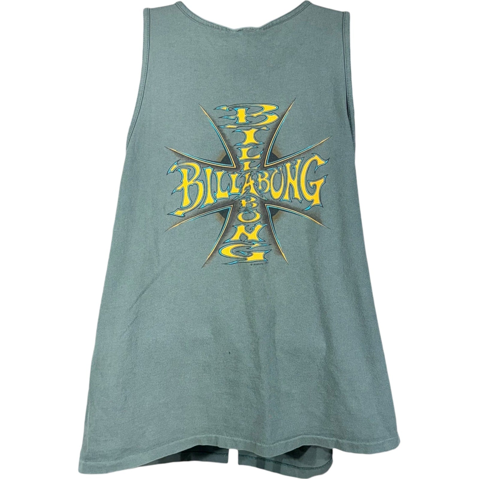 Vintage Billabong Cross Logo Mullet Tank Top